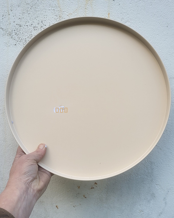 Creme kleurig schaal Klein